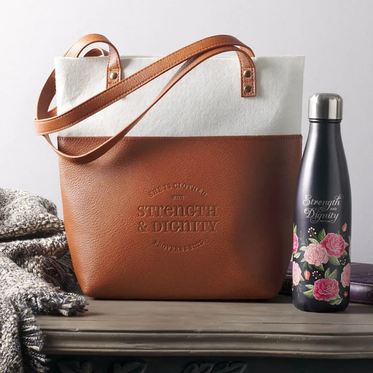 Strength & Dignity Bible Tote