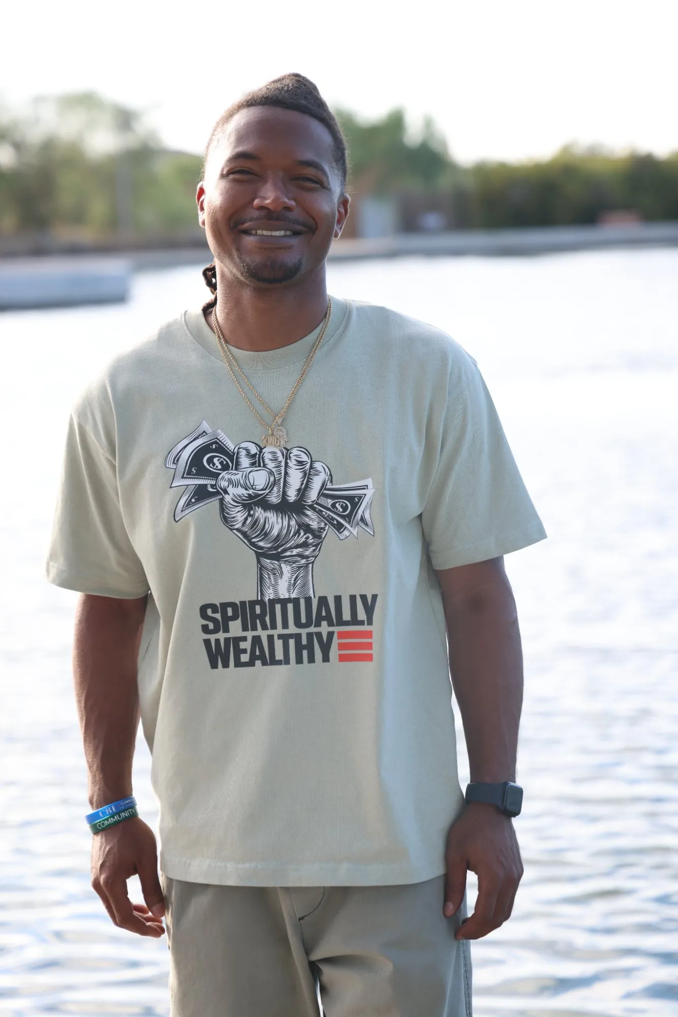Spiritually Wealthy Christian Graphic Tee