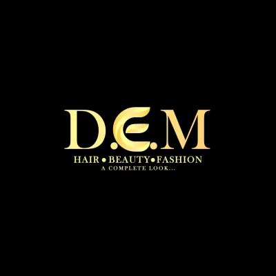 D.E.M HAIR & BEAUTY logo